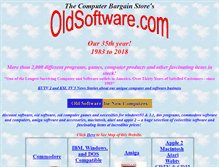 Tablet Screenshot of oldsoftware.com
